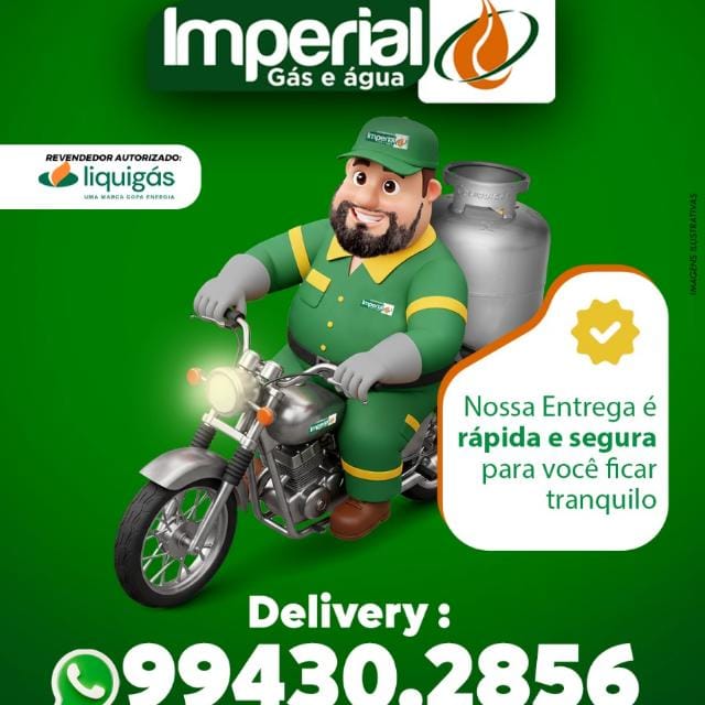 Logomarca da empresa Distribuidora Imperial Água e Gás