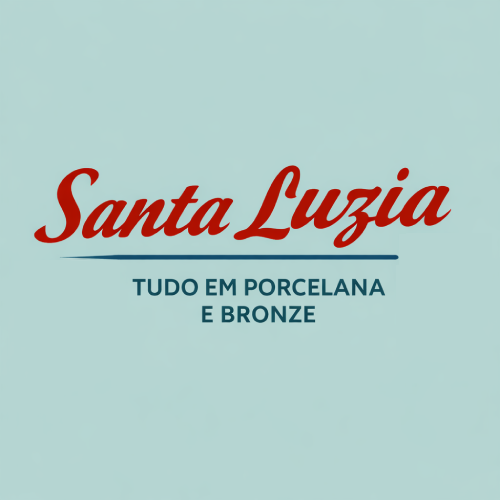 Logomarca da empresa Santa Luzia - Tudo em Porcelana e Bronze