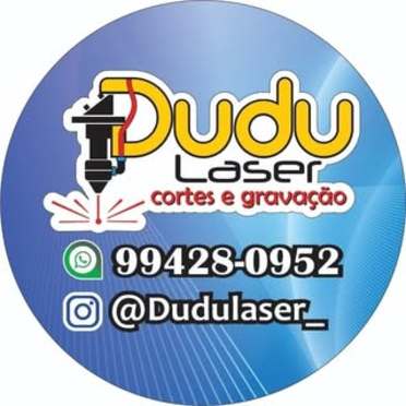logo da empresa Dudu Laser - Cortes, Gravação e Comunicação Visual