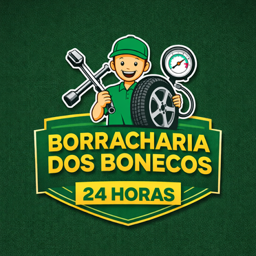 logo da empresa Borracharia dos Bonecos 24 Horas - Capim Macio