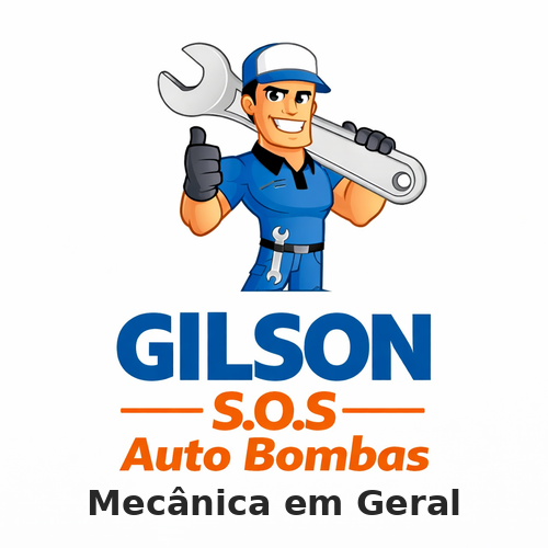 Logomarca da empresa Gilson S.O.S Auto Bombas