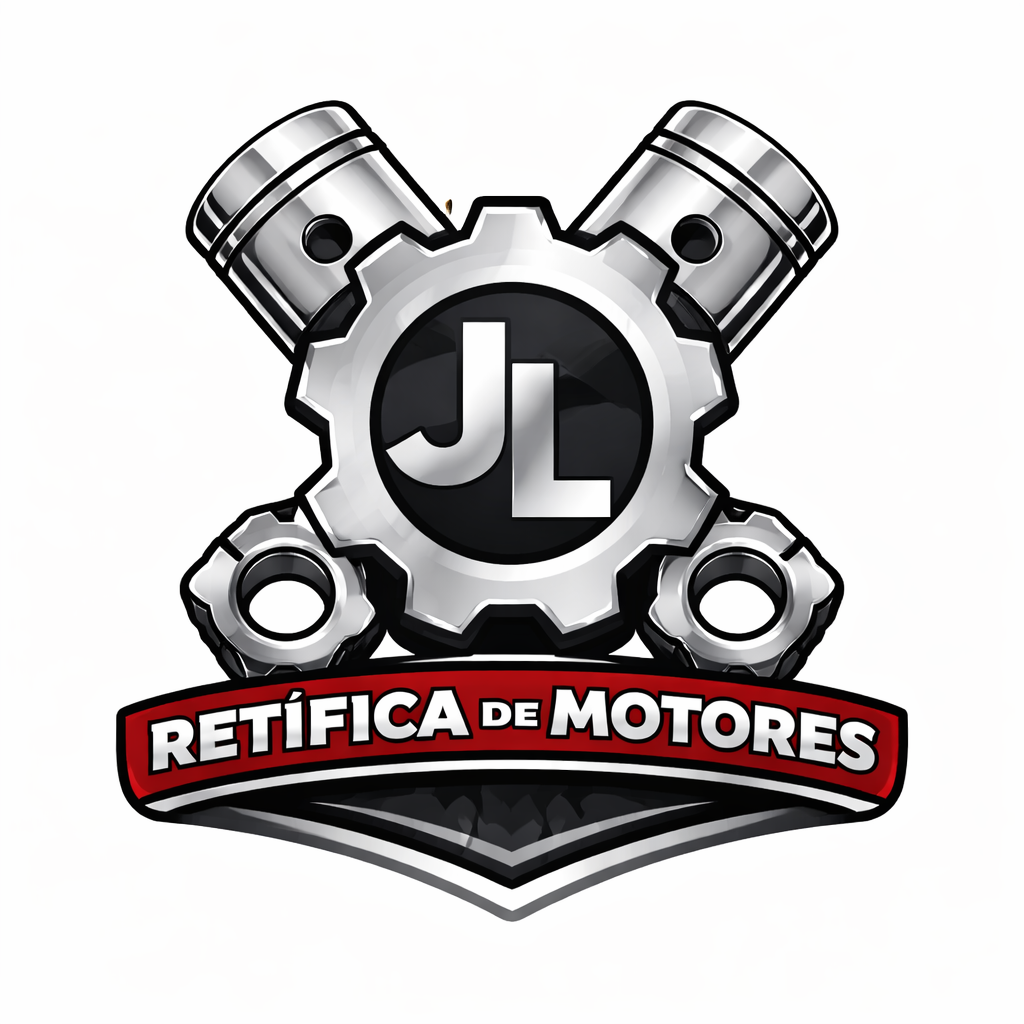 Logomarca da empresa JL Retífica de Motores