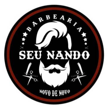 Logomarca da empresa Seu Nando Barbearia - Unidade 2
