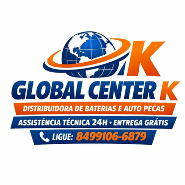 logo da empresa Global Center K - Auto Peças e Baterias Automotivas