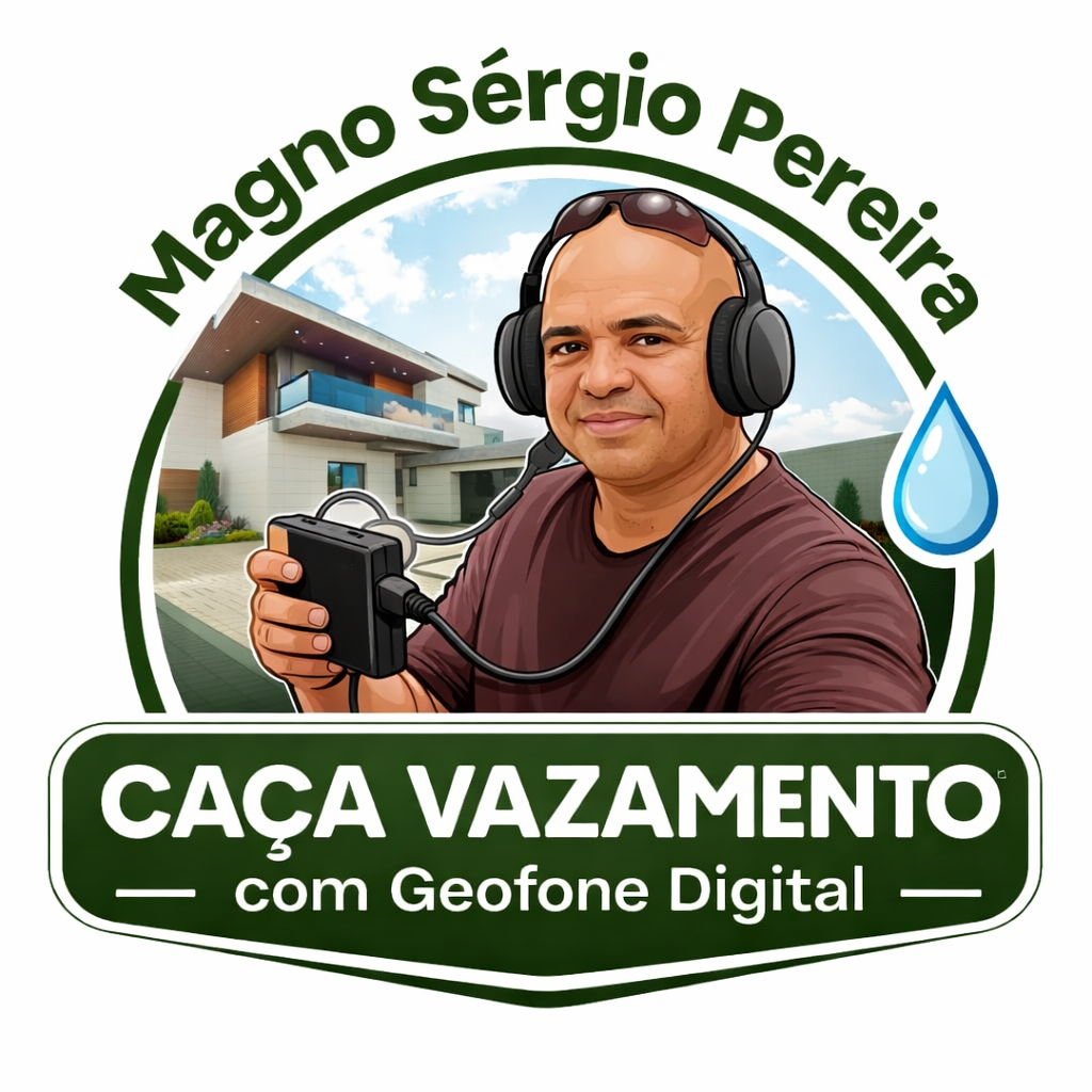 Logomarca da empresa Magno Sérgio Pereira - Caça Vazamento