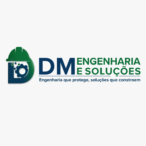 Logomarca da empresa DM Engenharia e Soluções