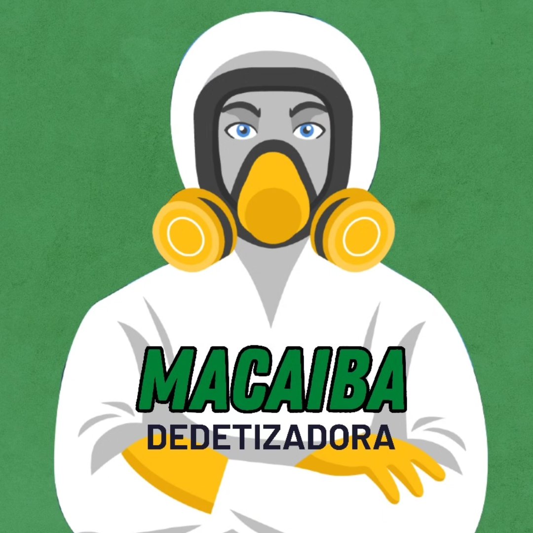 Logomarca da empresa Macaiba Dedetizadora