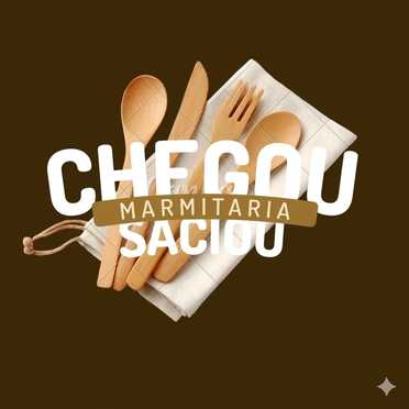 logo da empresa Marmitaria Chegou, Saciou