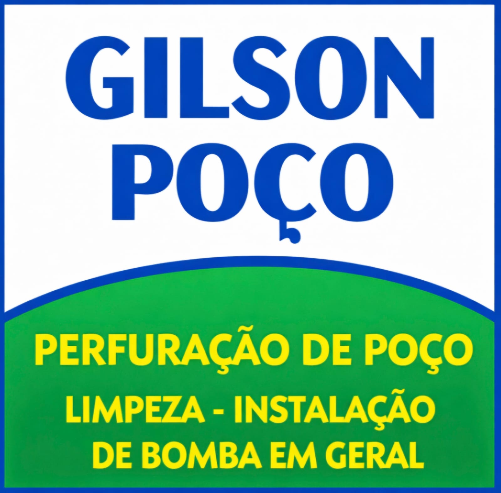 Logomarca da empresa Gilson Poço