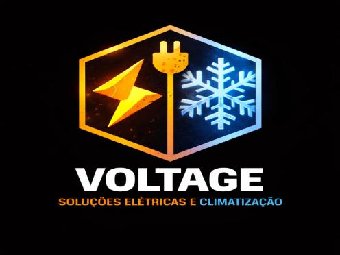 logo da empresa Voltage Soluções Elétricas e Climatização