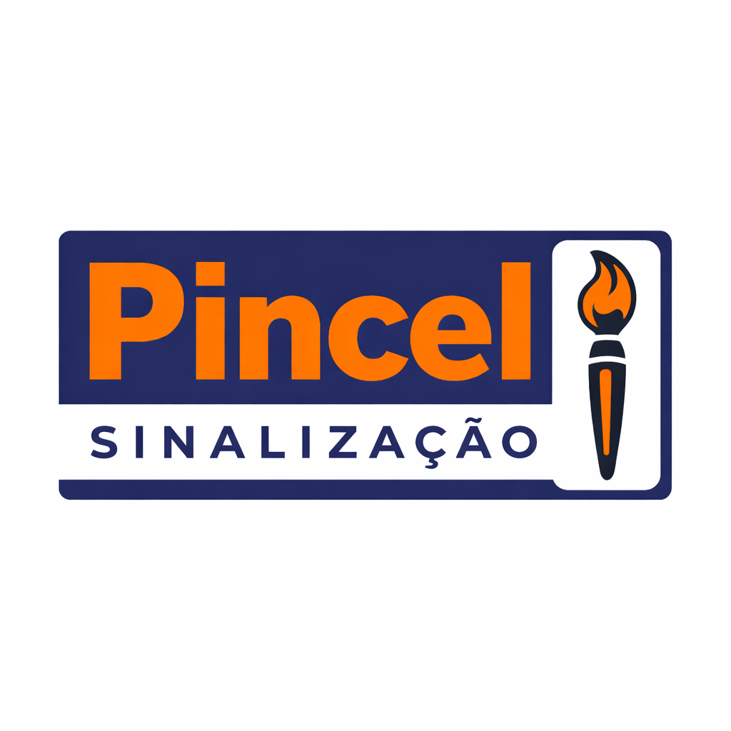 Logomarca da empresa Pincel Sinalização