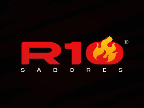 logo da empresa R10 Sabores - Espetaria, Hamburgueria e Pizzaria