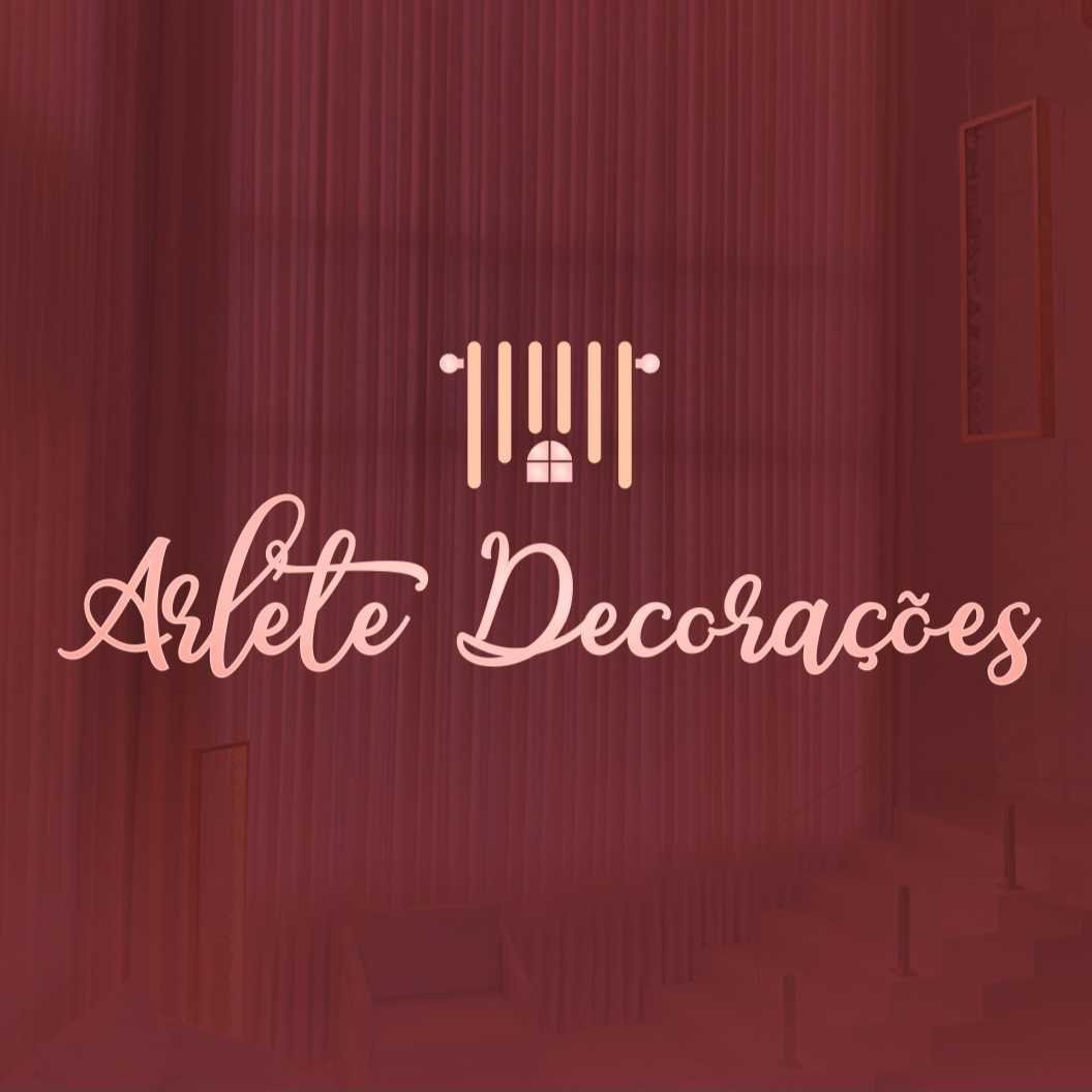 Logomarca da empresa Arlete Decorações - Cortinas e Persianas