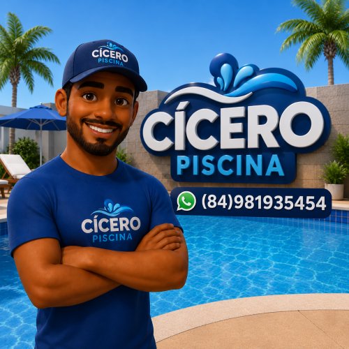 Logomarca da empresa Cícero Piscina