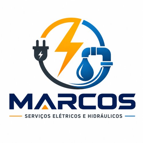 Logomarca da empresa Marcos - Serviços Elétricos e Hidráulicos