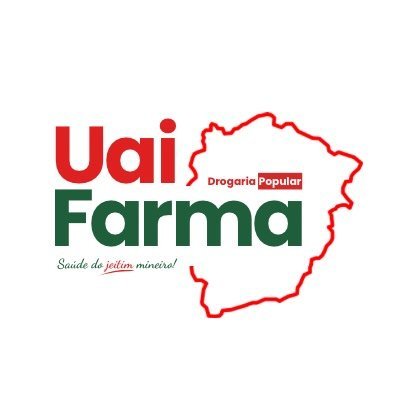 Logomarca da empresa Drogaria Popular Uai Farma