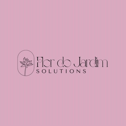 Logomarca da empresa Flor do Jardim Solutions