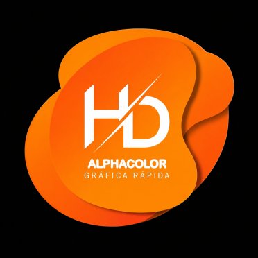 logo da empresa HD Alphacolor - Gráfica Rápida