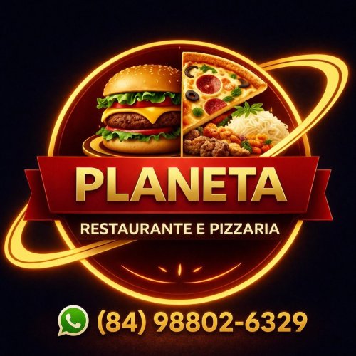 Logomarca da empresa Planeta Restaurante e Pizzaria