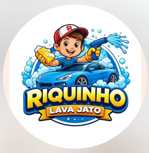 Logomarca da empresa Riquinho Lava Jato