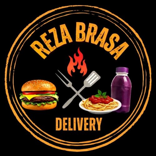 Logomarca da empresa Reza Brasa Hamburgueria