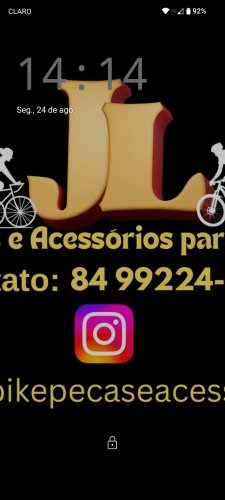 Logomarca da empresa JL Peças e Acessórios Para Bike
