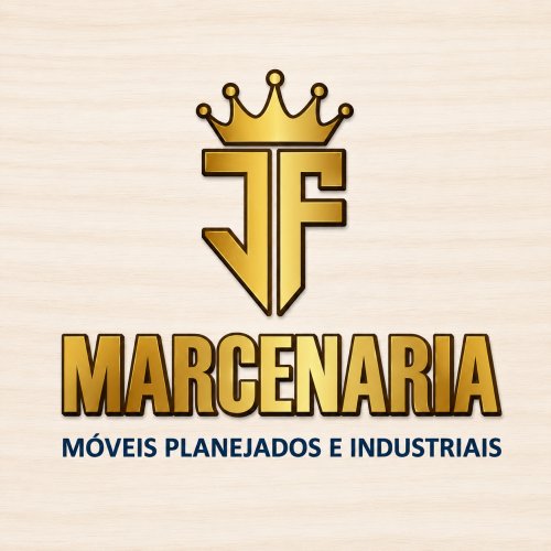 Logomarca da empresa JF Marcenaria Móveis Planejados e Industrias