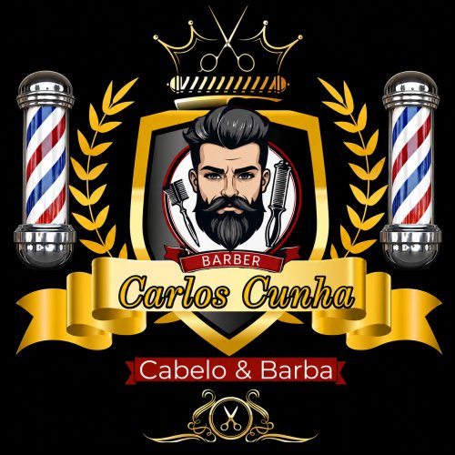 Logomarca da empresa Barbearia Carlos Cunha