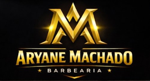 Logomarca da empresa Aryane Machado Barbearia