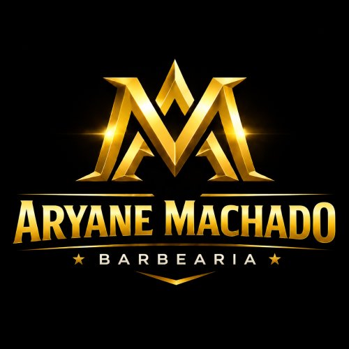 Logomarca da empresa Aryane Machado Barbearia