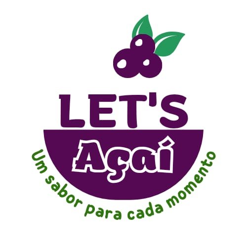 Logomarca da empresa Let's Açaí Jardins - Açaiteria e Sorveteria