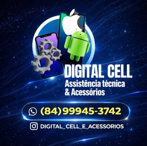 Logomarca da empresa Digital Cell Assistência Técnica e Acessórios