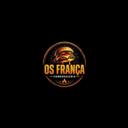 Logomarca da empresa Os França Hamburgueria e Pizzaria