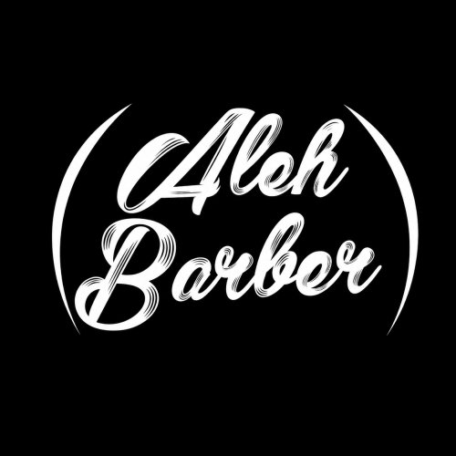 Logomarca da empresa Aleh Barber Barbearia - Ceará mirim