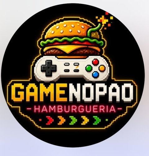 Logomarca da empresa Game no pão Hamburgueria