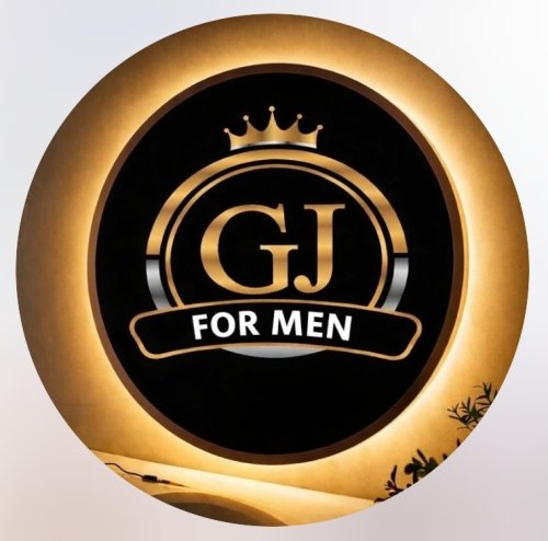 Logomarca da empresa GJ For Men Moda Masculina