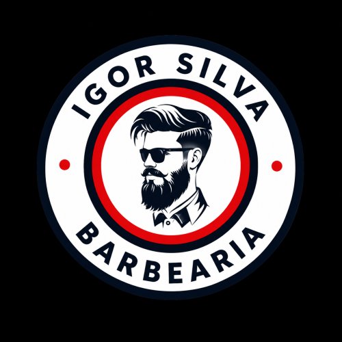 Logomarca da empresa Igor Silva Barbearia | Nova Descoberta