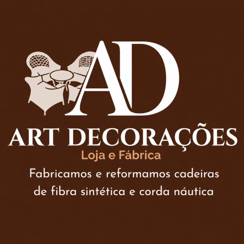 Logomarca da empresa Art Decorações | Móveis Fibra Sintética