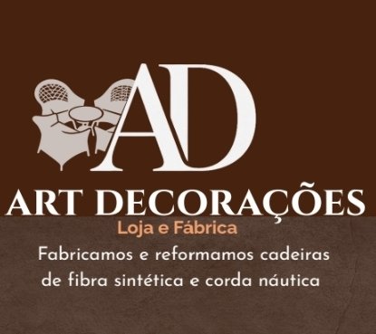 Logomarca da empresa Art Decorações | Móveis Fibra Sintética