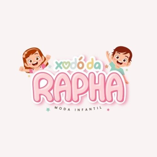 Logomarca da empresa Xodó da Rapha Moda Infantil