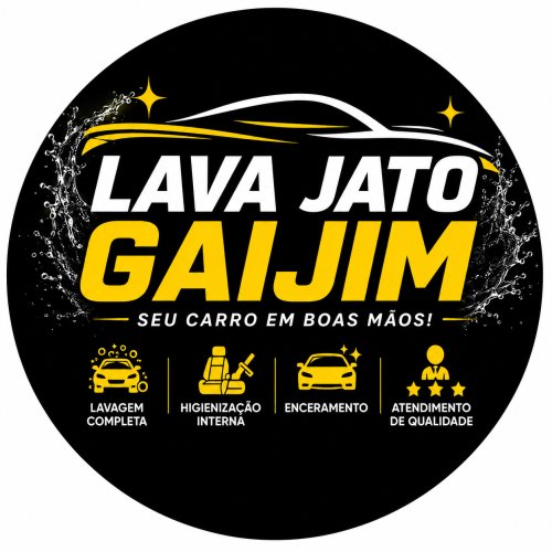 Logomarca da empresa Lava Jato Gaijim