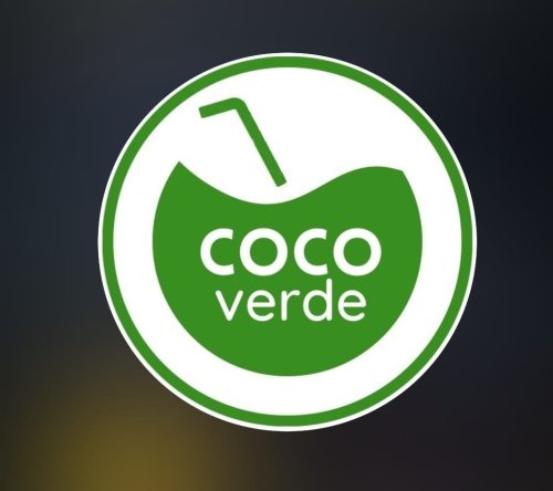 Logomarca da empresa Côco Verde do Alexandre