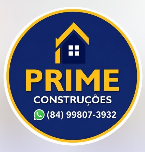 Logomarca da empresa Prime Construções - Material Elétrico e Hidráulico