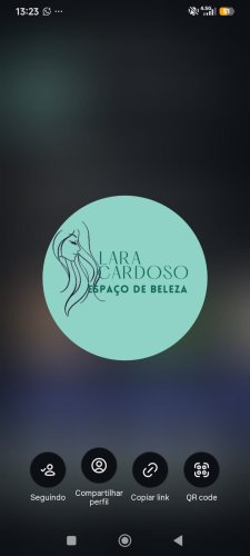 Logomarca da empresa Lara Cardoso Espaço de Beleza