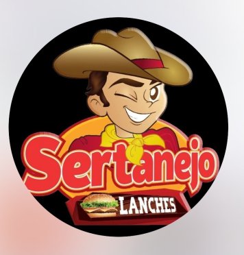 logo da empresa Sertanejo lanches- Lanchonete e Pizzaria