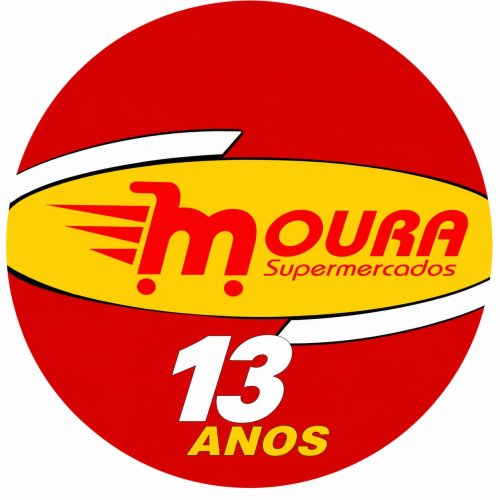 Logomarca da empresa Moura supermercado