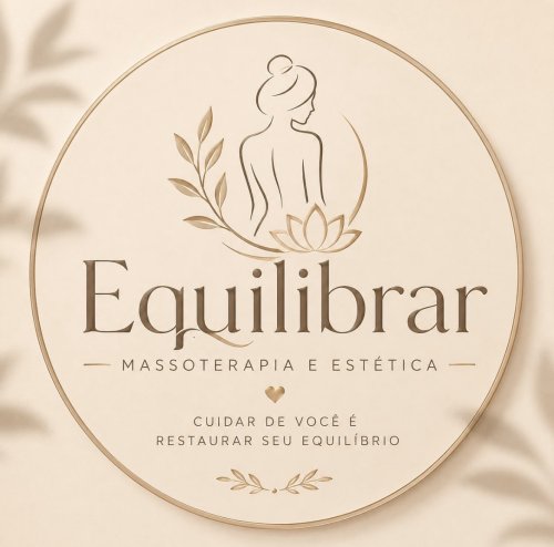 Logomarca da empresa Equilibrar - Espaço de Estética e Massagem