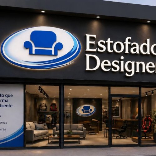 Logomarca da empresa Estofados Designer- Reforma de estofados e sofá