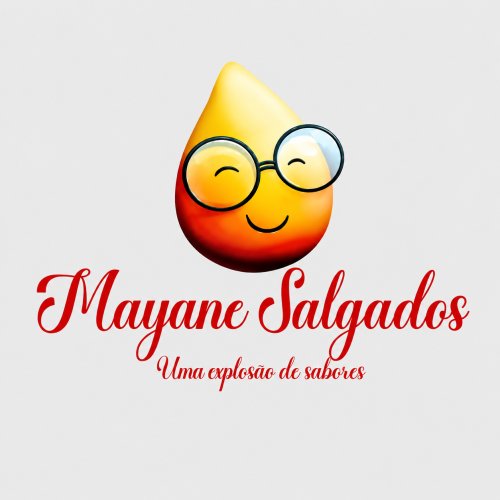 Logomarca da empresa Mayane Salgados
