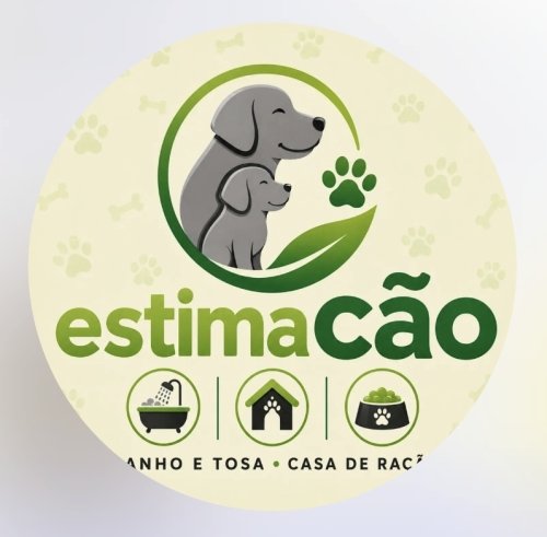 Logomarca da empresa Estimacão Banho e Tosa